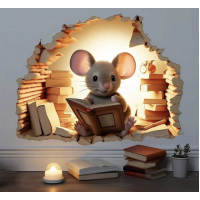 Sticker de interior șoricel